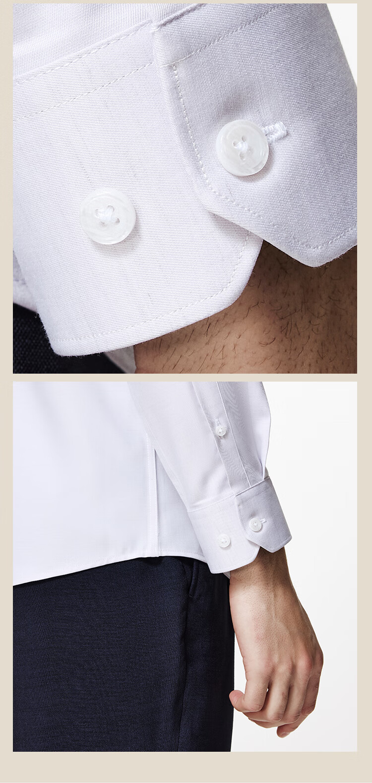 Judger [Linen Breathable] Men's Shirt, Long Sleeve, Spring And Autumn, High-End Feel, Lightweight, Breathable, Skin-Friendly, Soft, Crisp, Smooth Dress Shirt 9