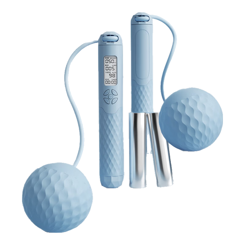 Oufanda Cordless Jump Rope for Adults with Counter, Weighted, Fat-Burning, Fitness-Specific Indoor Smart Wireless Middle School Exam Equipment