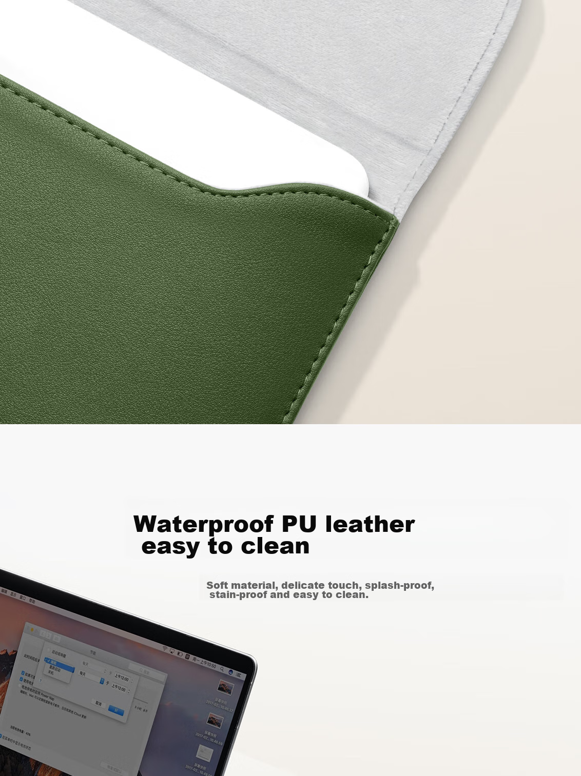 Taikesen Laptop Sleeve Compatible with Apple MacBook 15-Inch, Lenovo, Huawei Laptops, Protective Cover for Men And Wome 10