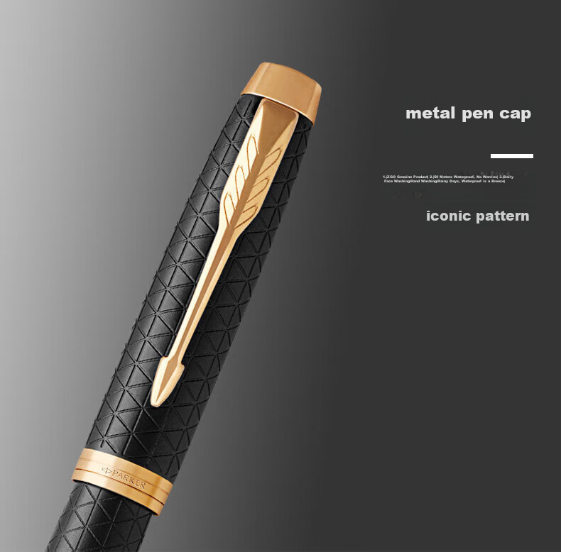 Parker Signature Pen, Stylish Business Gift, Calligraphy Practice, High Aesthetic Value, IM Vintage Green Flow Gold Ballpoint Pen, Great Tang Dynasty Gift Box, Mid-Autumn Festival Gift for Friends, Baition Discount 8