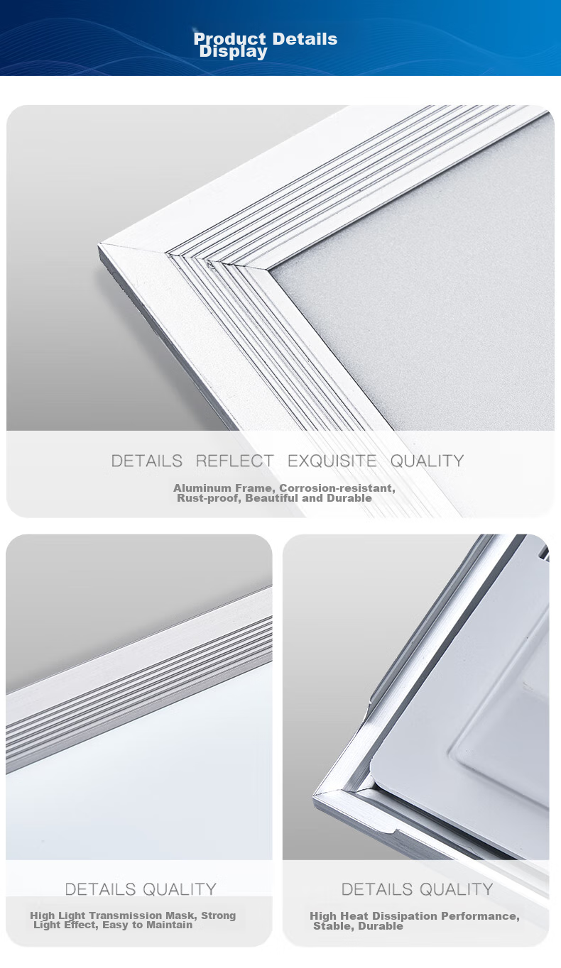 Foshanzhaoming Kitchen Light Panel, Bathroom Ceiling Flat Panel Light, Integrated Suspended Ceiling Light, 300*300 Qingqin 18W 16