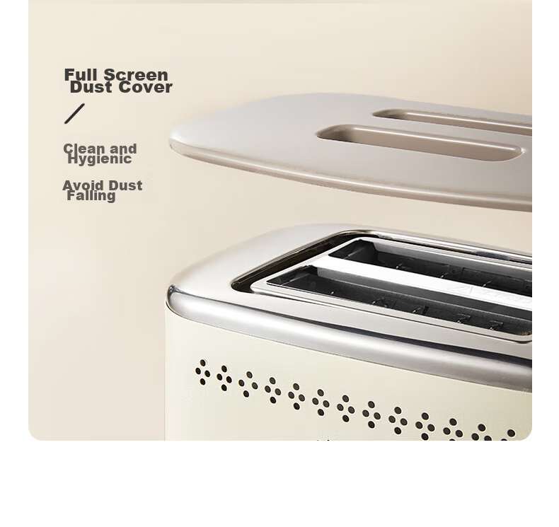 Bear Bread Maker, Toaster Oven, Automatic Breakfast Home Small Bread Toaster for Steamed Buns, Stainless Steel Baking Wonder DSL-C02M6 15