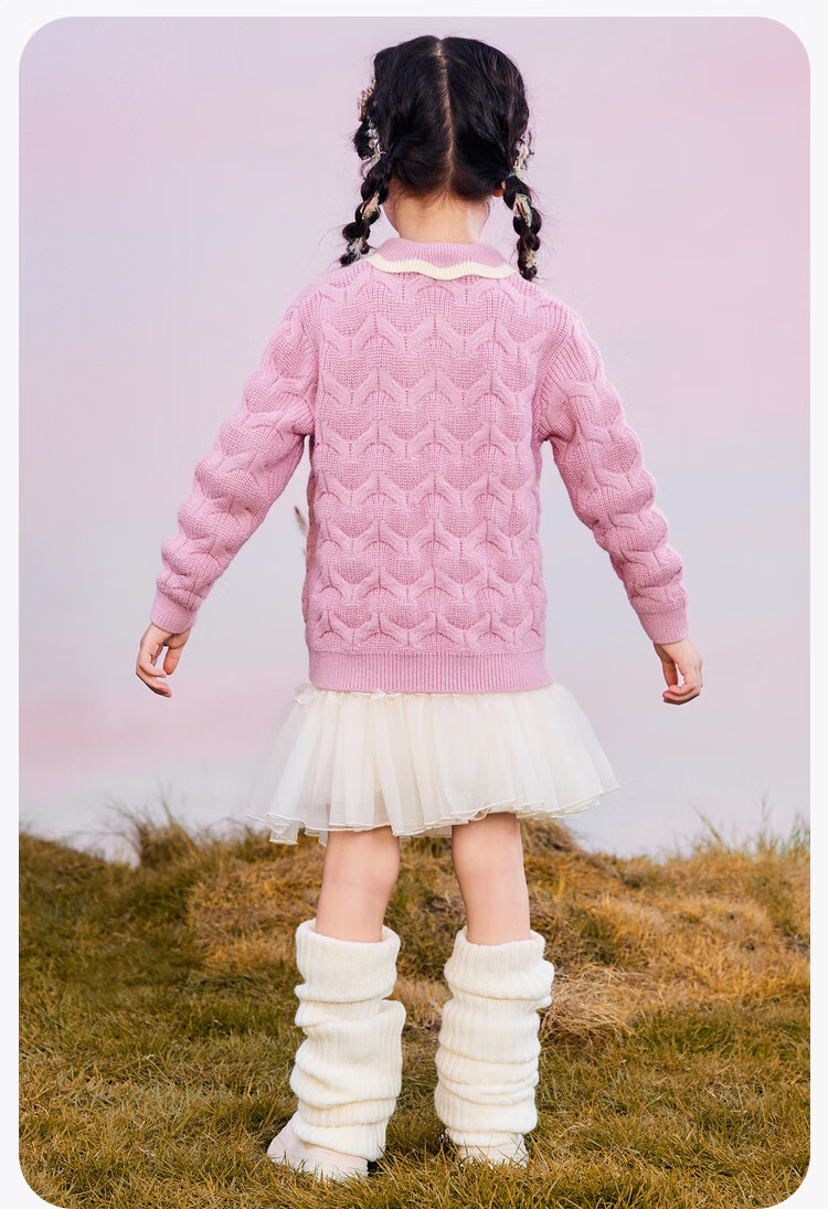 Minibala 【Soft Sweater】Girls, Children, Adults Family Autumn Winter Warm Knitwear 3