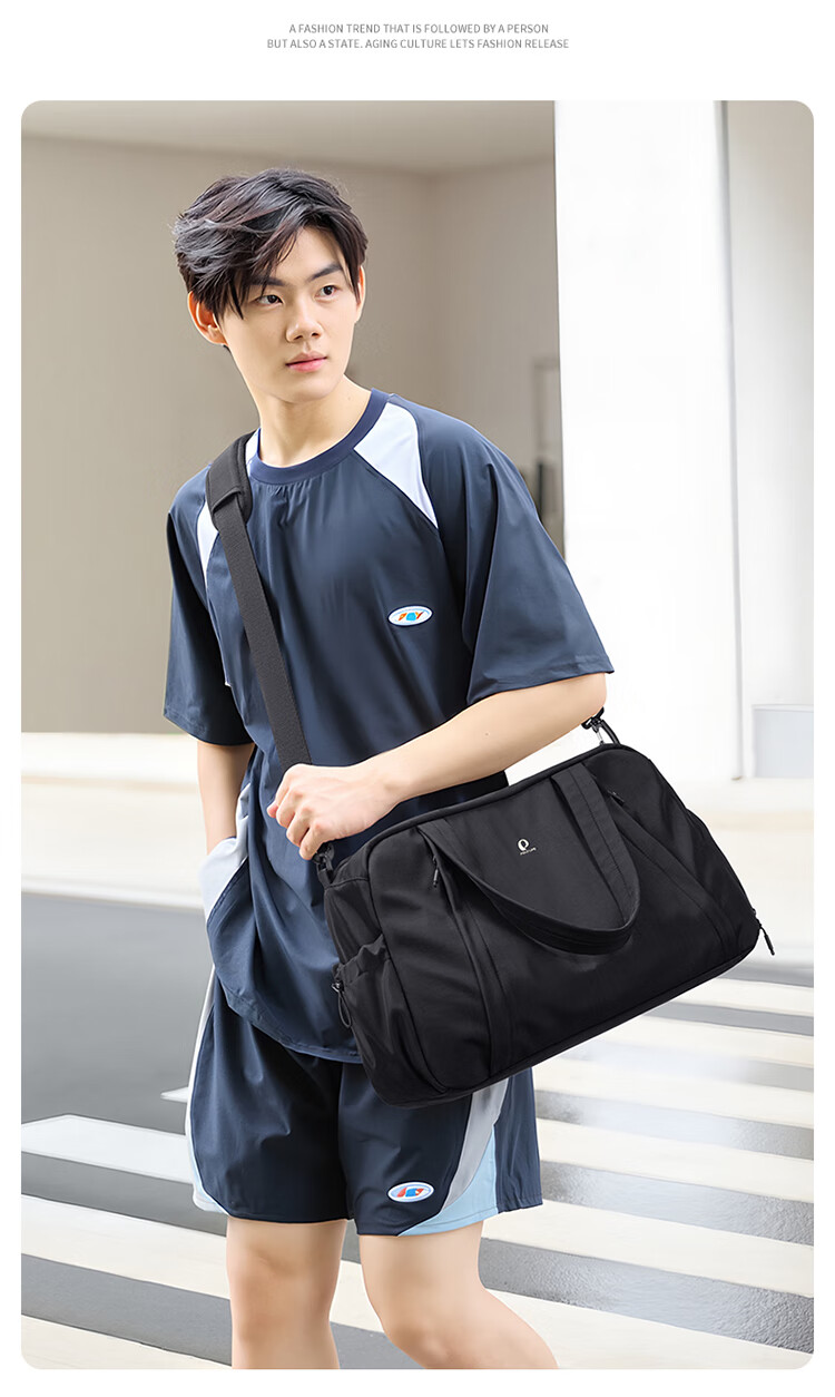POLO Travel Bag, Handheld Luggage for Men And Women, Sports And Fitness Bag, Short-Distance Business Trip Suitcase, Large Capacity Travel Bag 5