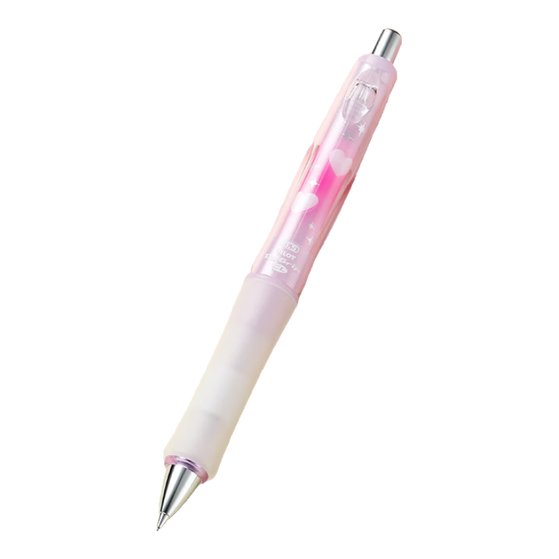 PILOT Dr.Grip Nicola N24 Grip Series Mechanical Pencil for First Grade Elementary School Students And Children, HDGCL-5N24 0.5mm Purple Heart Shape