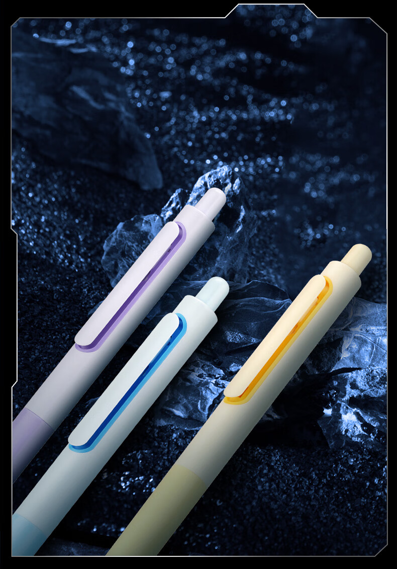 Dianshi Automatic Pencil with Space Capsule Design for Children's Drawing And Elementary School Students, Stylish INS Aesthetic 0.7mm (Black And White Barrel) 1 Pencil + 1 Box of Lead Refills 2
