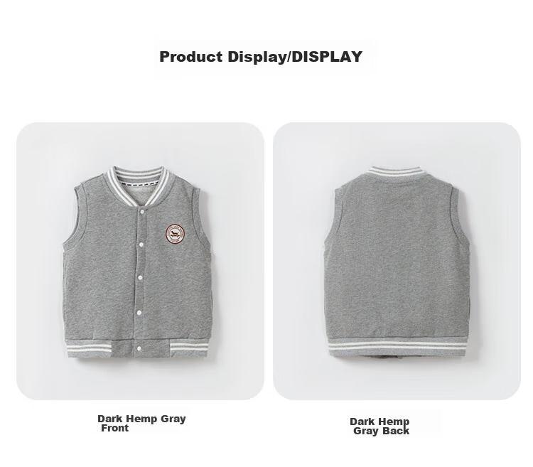 NUBIWU Boys' Preppy Style Vest, for Older Children, Spring Outfit, Waistcoat, Boys' New Stylish Outerwear, Children's Sleeveless Jacket 13