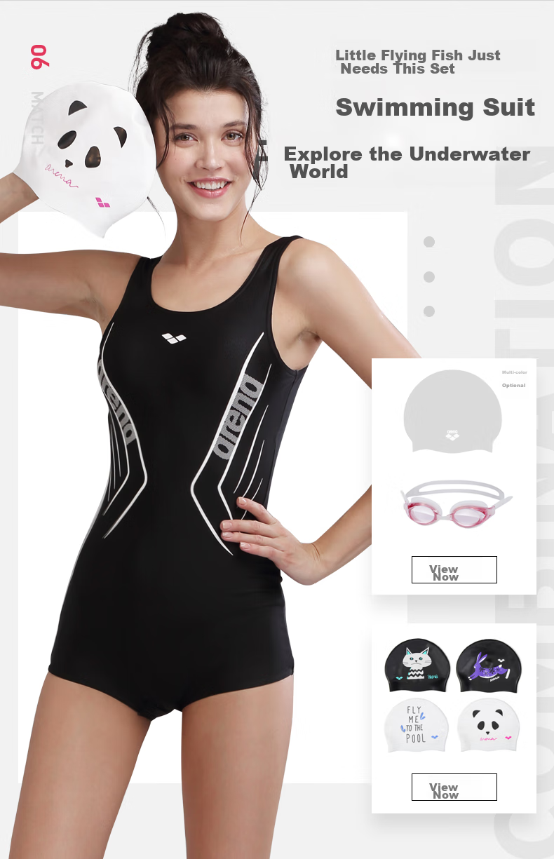Arena One-Piece Swimsuit for Women, Square Leg Design, Professional Competitive Training Swimwear, Slimming And Tummy Control, High-End Look 13