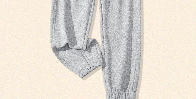 Huili Women's Sweatpants, 2026 New Spring And Autumn Style, Loose Straight-Leg Pants for Petite Figures, Elastic Ankle Joggers, Preppy-Style Athletic Casual Pants 29