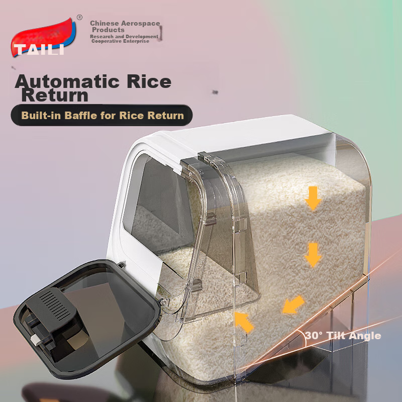 Taili Rice Container, Household Insect-Proof And Moisture-Proof Sealed Rice Box, Thickened Flour Container, Rice Storage Bin