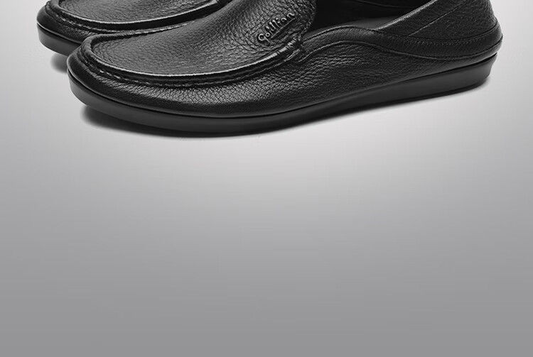 Goldlion Men's Loafers Casual Lightweight Dual-Wear Business Suede Shoes G559410402AAB Black Size 39 3
