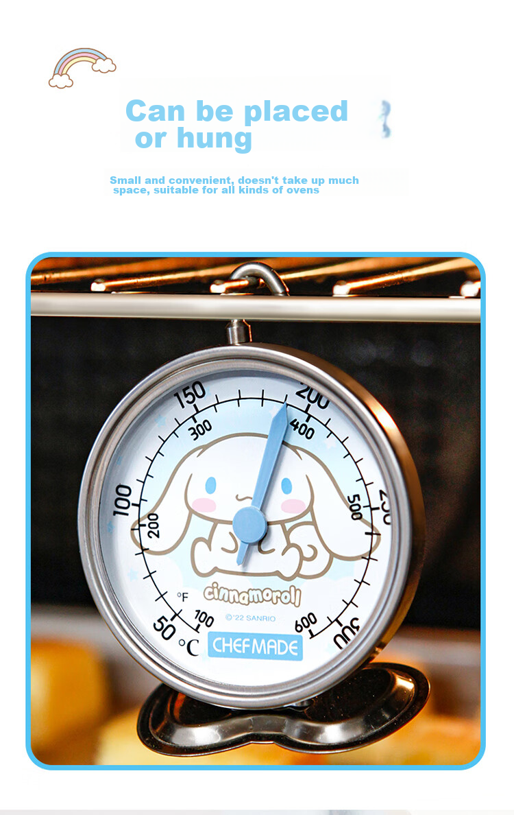 Xuechu Cinnamon Dog Official License Hanging Kitchen Oven Thermometer, Heat-Resistant CL5026 4