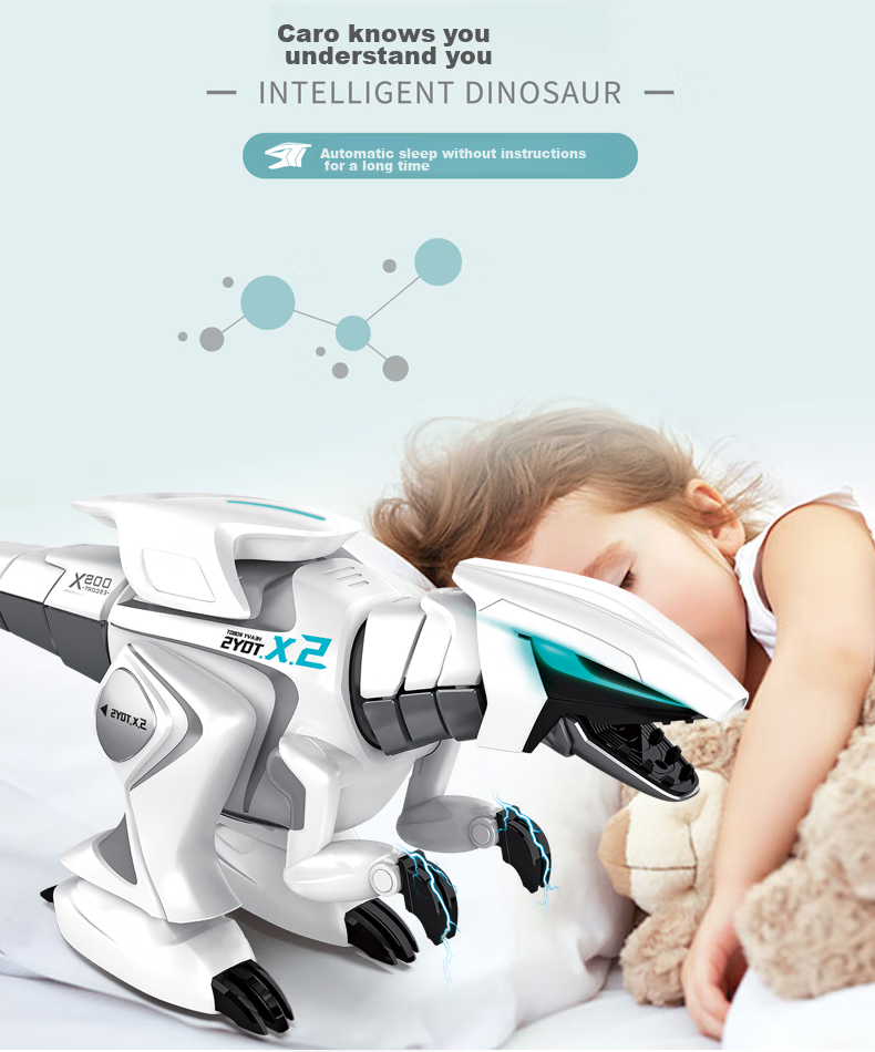 JINGDA TOYS Remote Control Dinosaur Toy, Electric Tyrannosaurus Robot, Boys' Toy, Children's Birthday Gift 4