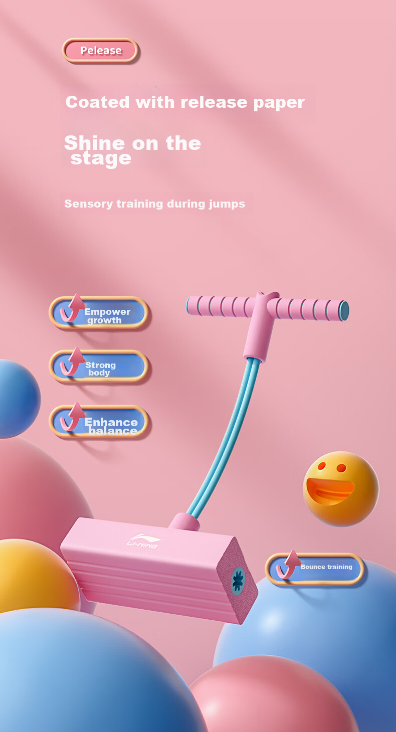 Li-Ning Children's Height Measurement Training Device with Voice Counting And Bouncing Function, Children's High Jump Training Equipment 6