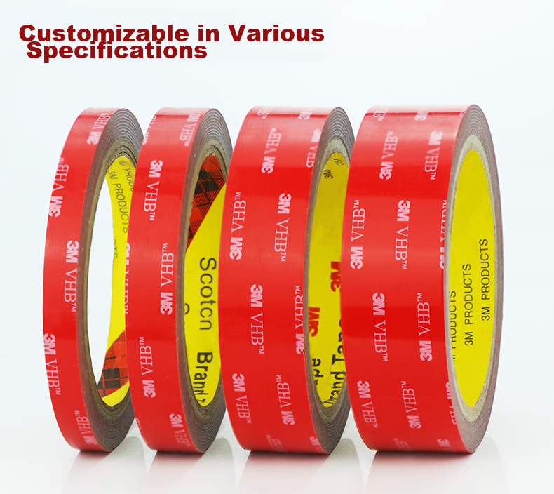 3M Heavy-Duty Double-Sided Tape for ETC/car/Home Use, Traceless, Water-Resistant And Heat-Resistant, 10mm*3M*0.8mm, 1 Roll 5