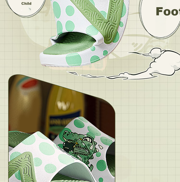 PEAK Taiji Slippers - Crocodile-Shaped Soft And Comfortable Trendy Beach Platform Sneakers And Slippers for Men DL410281 13