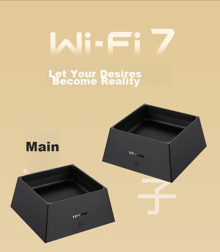 TP-LINK Whole-House WiFi 7 Parent-Child Router, BE3600 Distributed Two-Pack K72 Gigabit Wireless Dual-Band 2.5G Network Port, Easy Expansion for Large Villas, Plug And Play 10