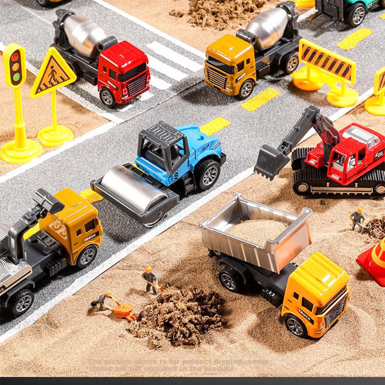 TaTanice Alloy Construction Vehicle Toy, Children's Excavator And Forklift Set, Collectible Car Model, Birthday Gift for Boys And Girls 2