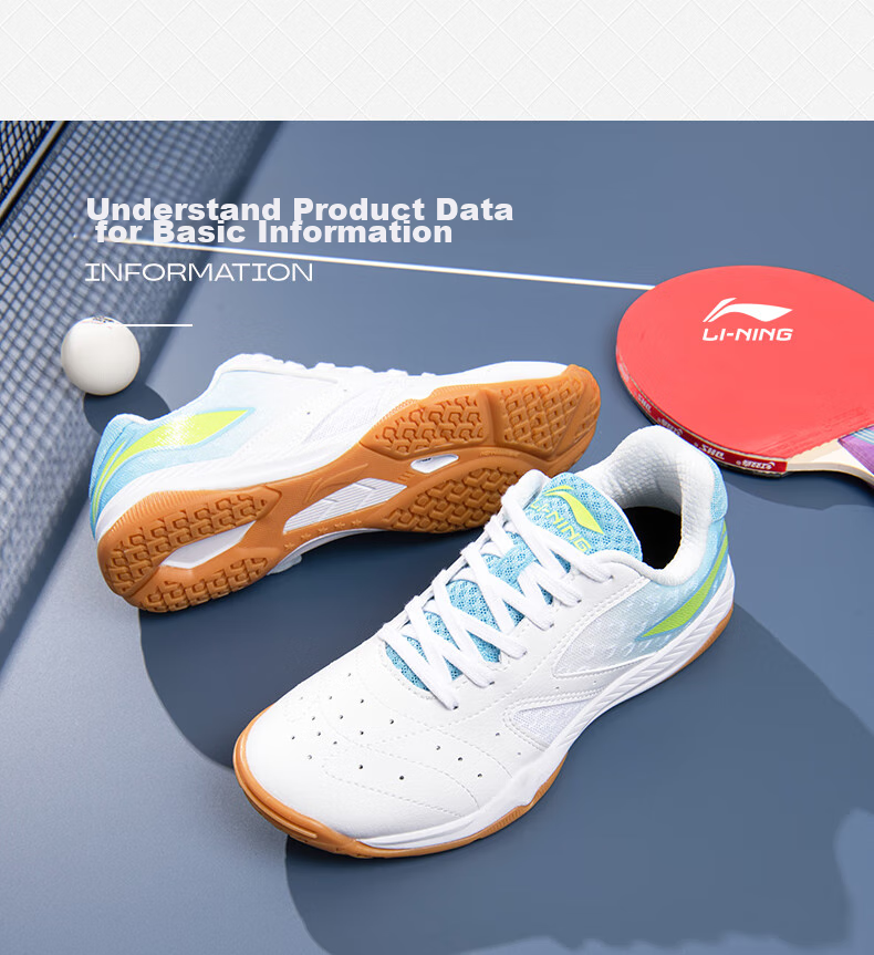 Li-Ning Table Tennis And Badminton Shoes for Men And Women Champion Series Professional Competition Training Sports Volleyball Tennis Shoes 37 10