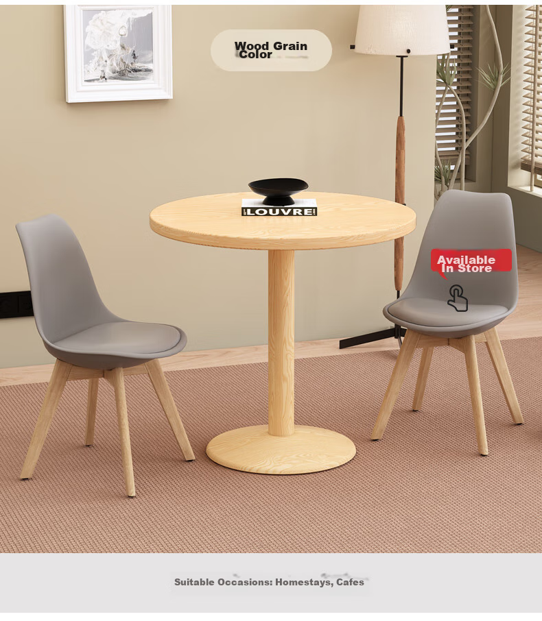 Fanshe Dining Table Small Round Table Small Square Table Negotiation Table Balcony Bar Counter Milk Tea Coffee Business Hall Apartment Leisure Table And Chairs 12