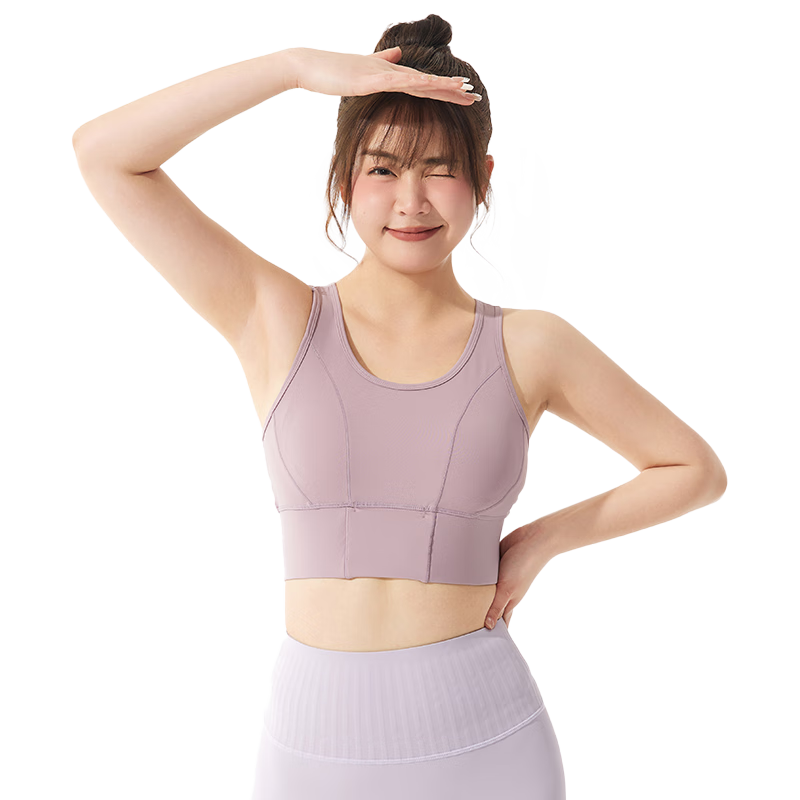 XUEXIMAN Plus Size Sports Bra for Women, Shock-Absorbing, Push-Up, High-Impact, One-Piece Fitness Bra, Makes Large Breasts Appear Smaller, Yoga Tank Top