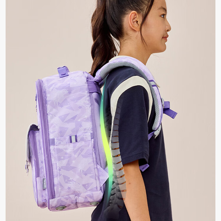 UEK Elementary School Backpack for Boys And Girls, Lightweight Spine-Protecting And Load-Reducing Children's Backpack with Large Capacity, Small Dinosaur Desig 16