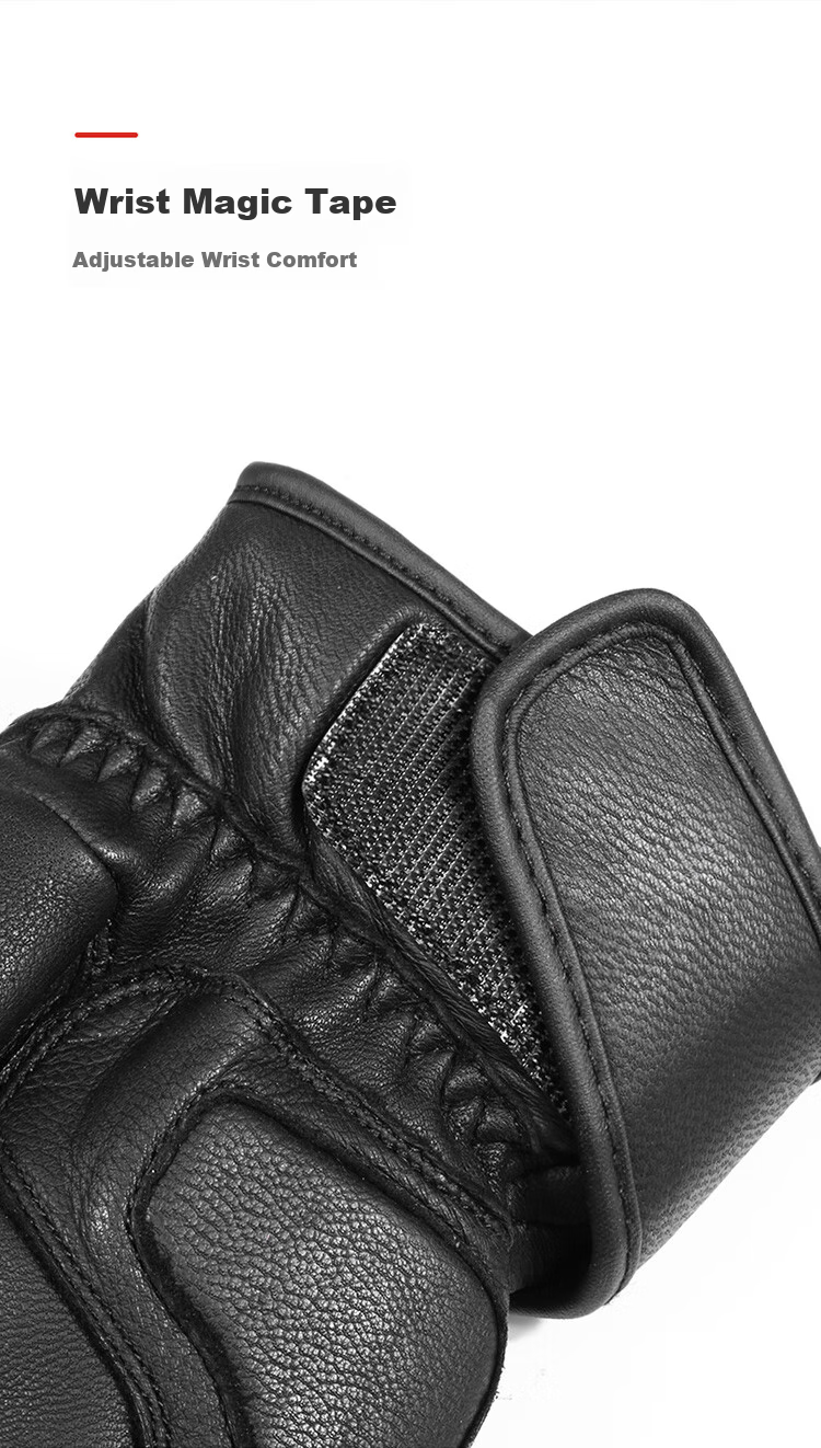 MOTOWOLF Motorcycle Gloves Riding Gloves Anti-Fall Genuine Sheepskin Summer Breathable Motorbike Off-Road Full Finger Unisex Four Seasons 10