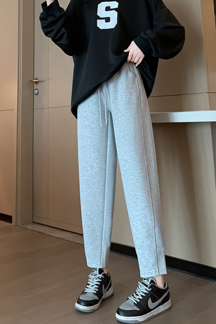 TonLion 2026 Fall New Women's Harem Carrot Casual Pants, Knitted Loose Sweatpants, Jogger Pants 13