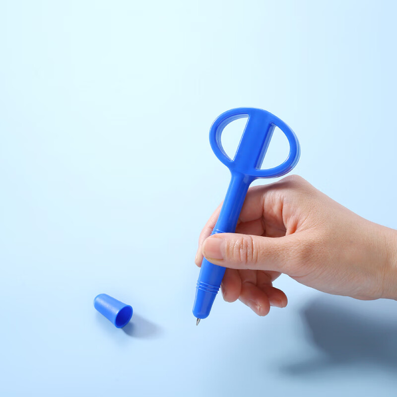 Geshan Prison Security Pen for Interrogation, Investigation, And Conversations, Anti-Swallowing Pen for Interrogation Cases, Specialized Prison Supplies Pen, Blue Pen Barrel, 1 Piece 9