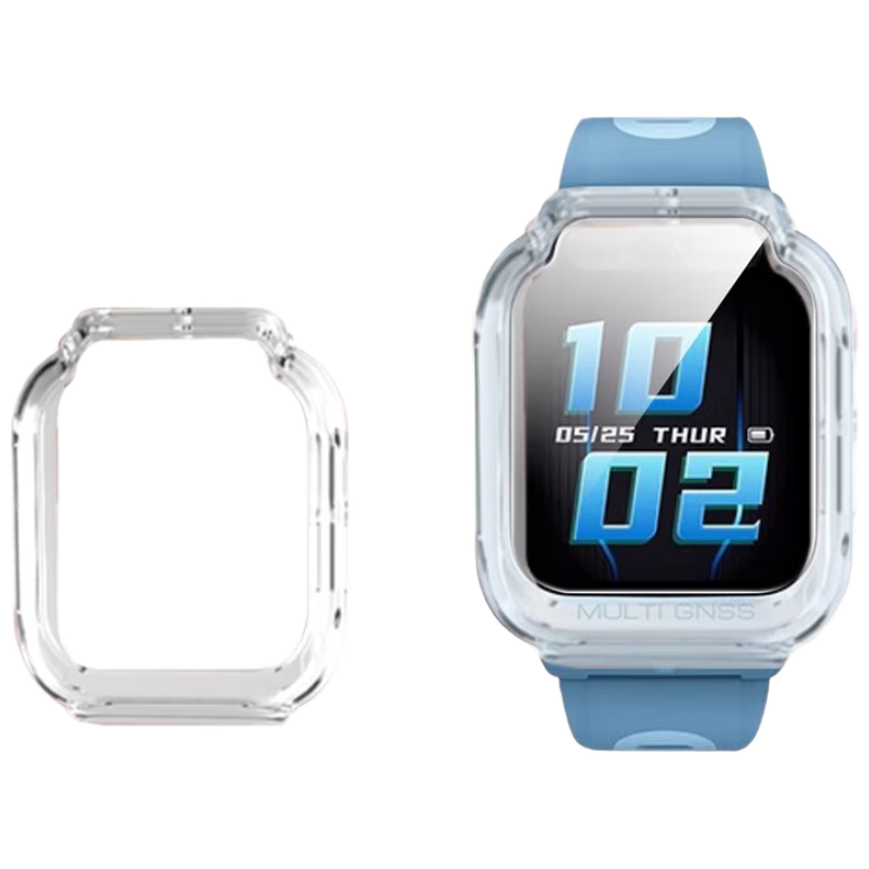 CHENSONG Compatible Protective Case for Mijia Children's Watch 7/7X, Full Coverage Hollow Transparent Protective Shell Accessory