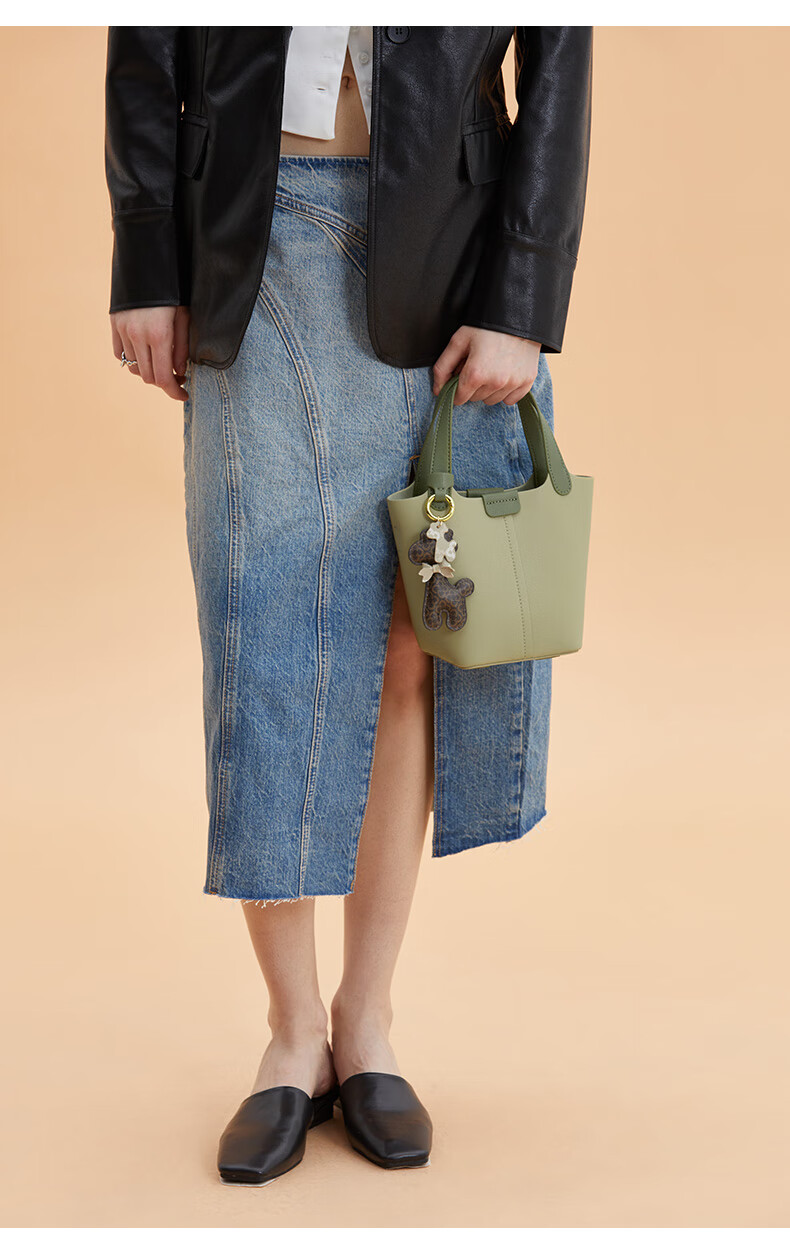 CASSILE Women's Handbag, Bucket Bag, Handheld Vegetable Basket, Light Luxury Tote Bag, Crossbody Bag, 520 Gift for Wife 7