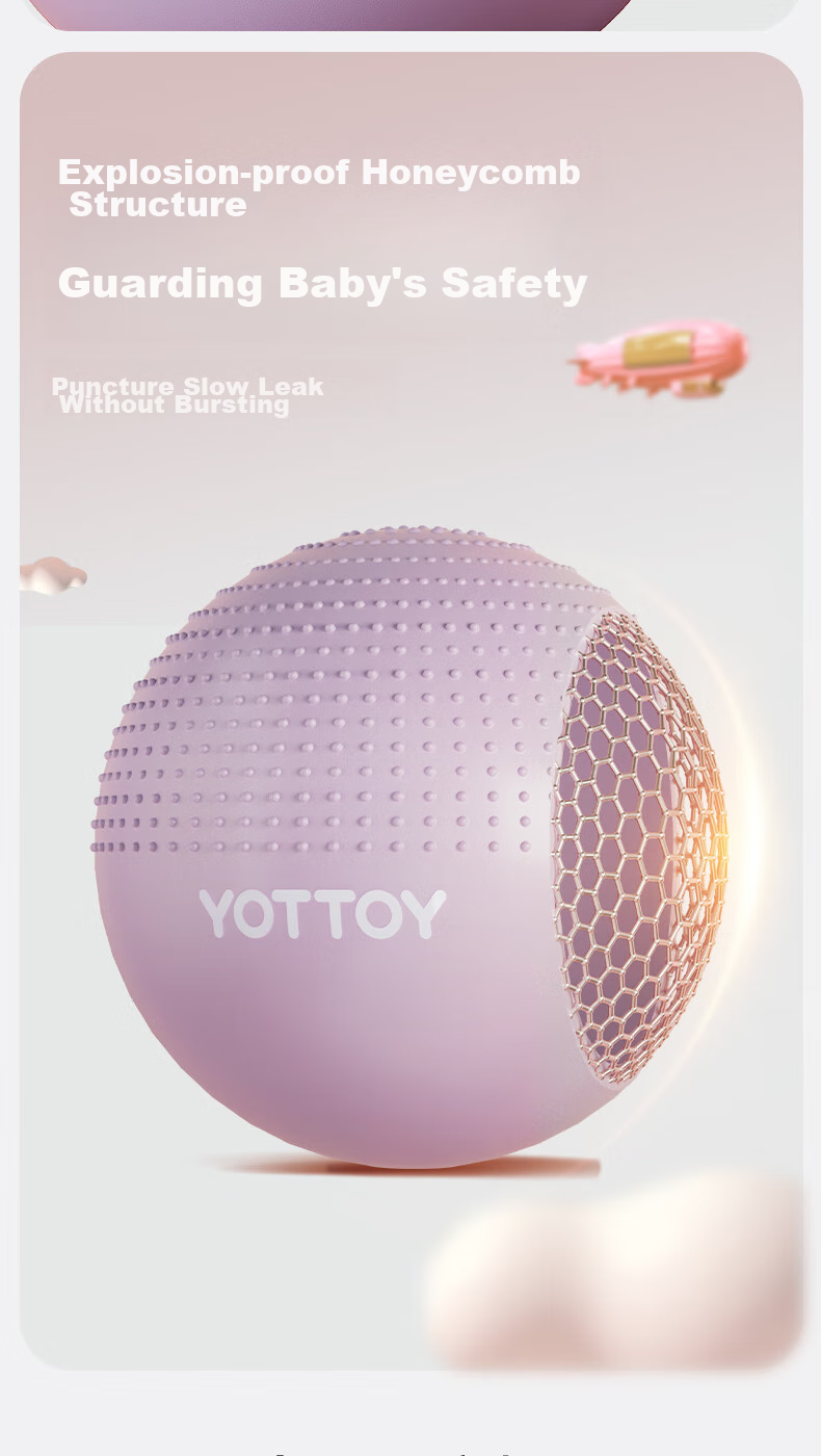 Yottoy Yoga Ball with Spikes, Thickened Anti-Burst Large Dragon Ball, Children's Sensory Integration Training Ball, Baby Massage Ball - 75cm 5