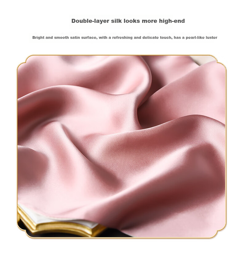 Hangsilu Suzhou Embroidery Silk Scarf, Bookmark + Pen Set, Mulberry Silk Birthday Gift, Mid-Autumn Festival Gift for Mom And Elders, High-End 6