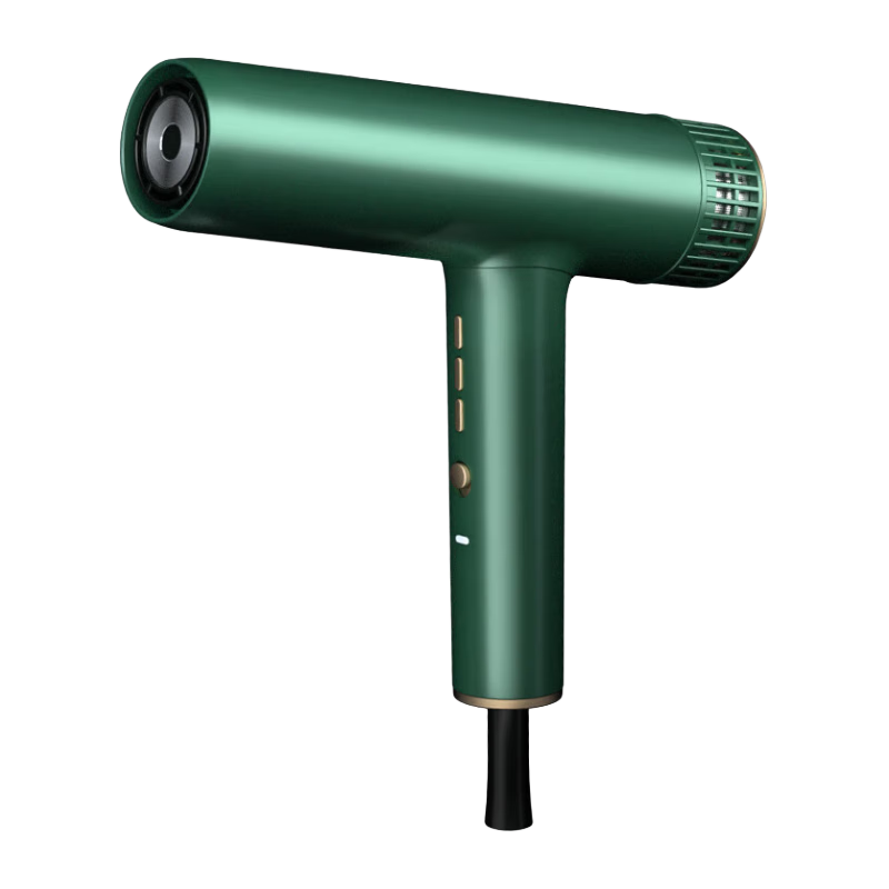 CONFU High-Speed Hair Protection Hair Dryer, Home Use, High Power, Strong Airflow, Negative Ion, Gentle on Hair, Electric Hair Dryer, Constant Temperature, Professional Salon Model, KF-K9, Green, 2.2m Cord Length