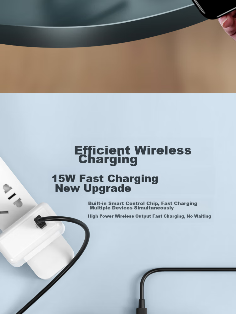 ESCASE Five-In Wireless MagSafe Magnetic Charger for Apple IPhone 16 Pro Max, Watch, Earphones, 15W Fast Charging Stand WBF-32 White 9