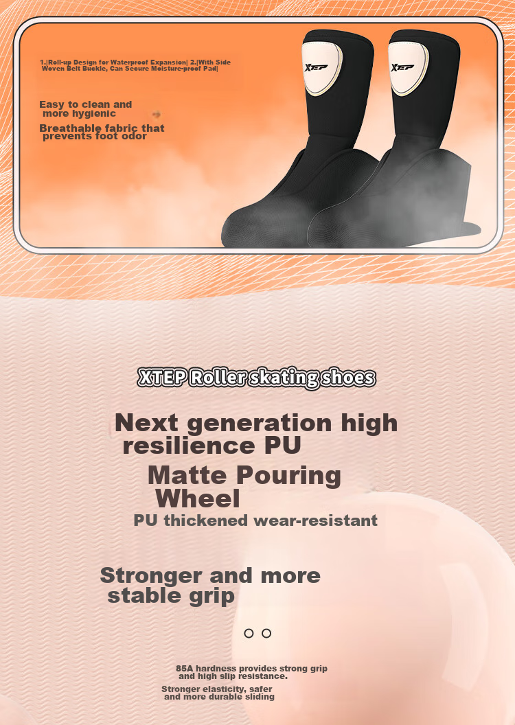 XTEP Roller Skates for Children, Inline Skates for Girls, Roller Shoes for Kids And Boys [Essential for Primary And Secondary School Roller Skating Courses] 12