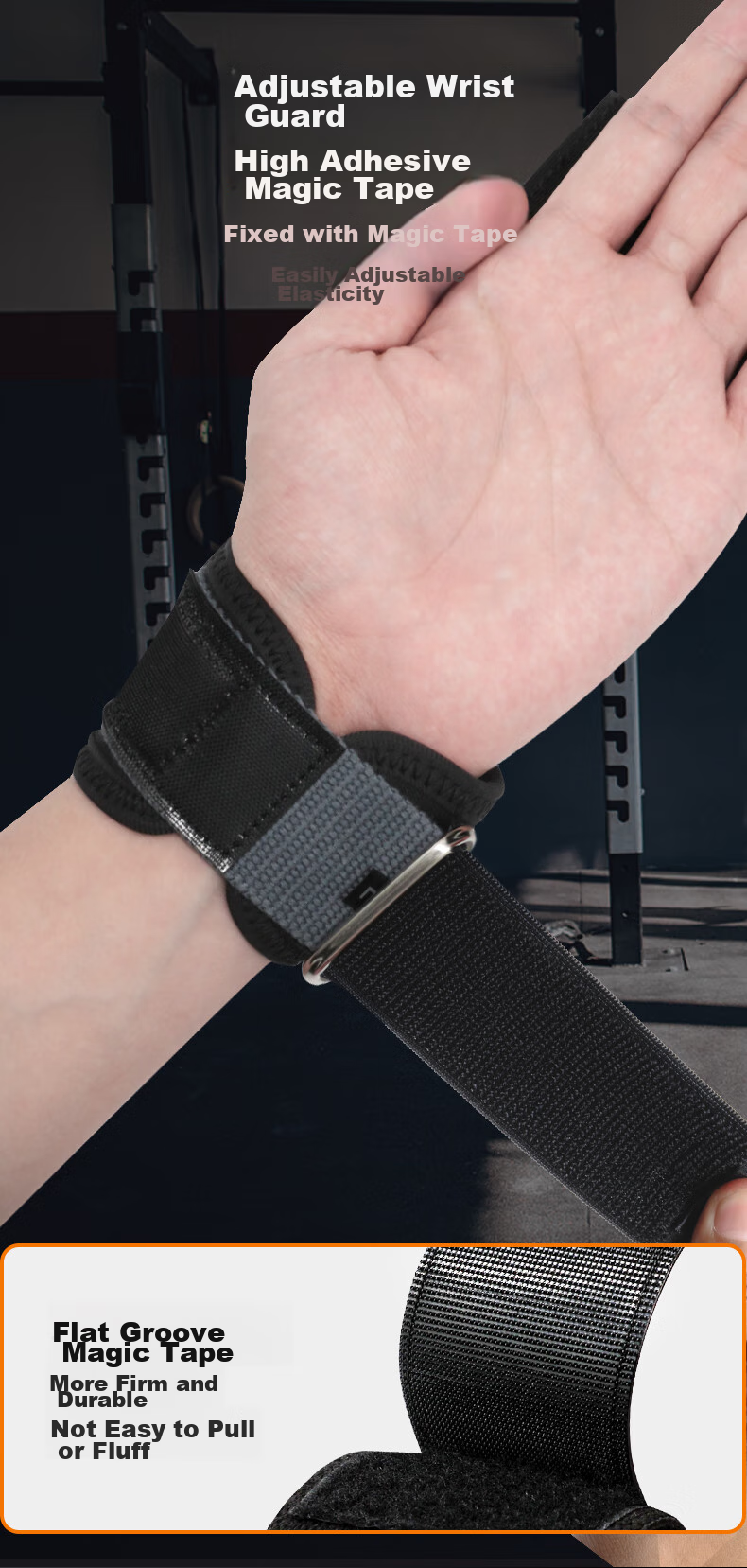 LP Fitness Assistance Band, Deadlift Wrist Support for Men And Women, Grip Bar Hand Guard, Pull-Up Auxiliary Wrist Strap 9