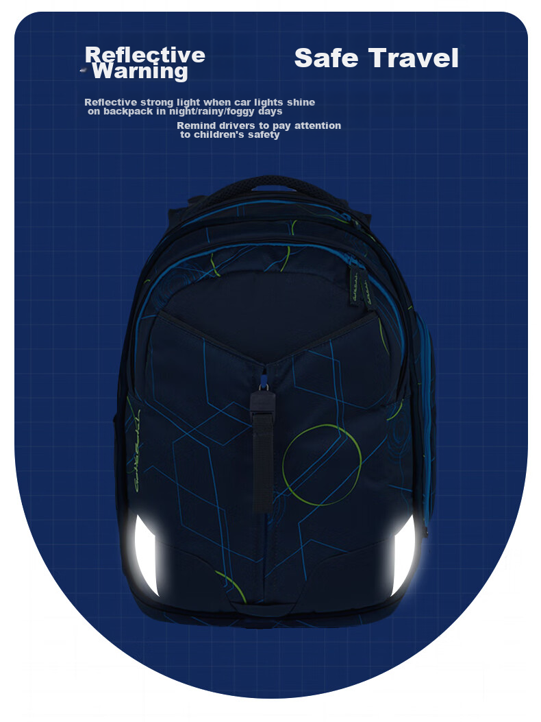 Got Ya Satch Middle School, High School And Elementary School Students' Backpack for Boys And Girls, Lightweight Spine-Protecting Large Capacity Backpack 35L 11