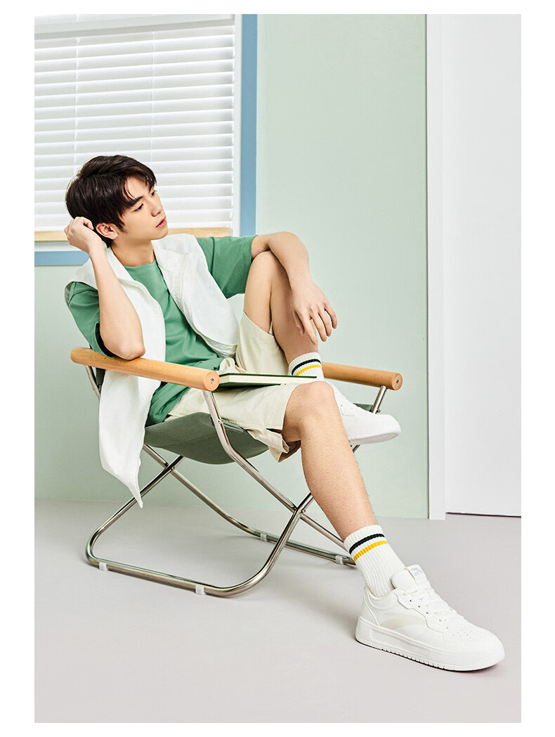 Anta Lightweight Casual White Shoes | Men's Summer White Sneakers Lightweight Versatile Student Sports Shoes 13