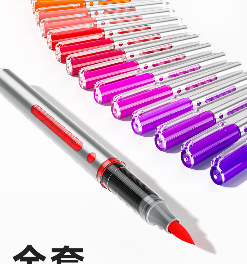 Touch Mark Taichi 36-Color Direct Liquid Soft Tip Acrylic Markers Large Capacity Watercolor Pens with Fabric Bag Layered Opaque Colors Student Kids Birthday Gift for Boys and Girls 5