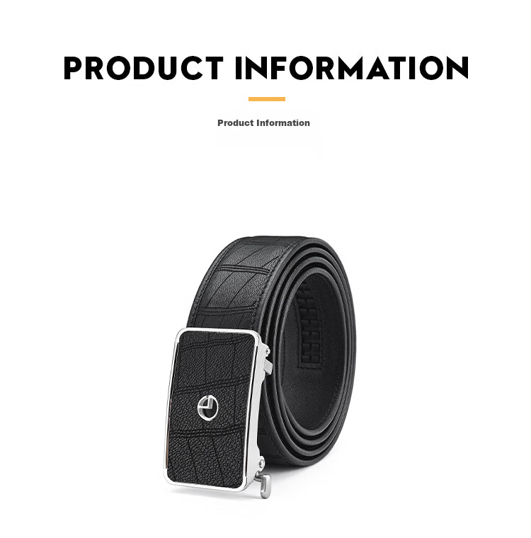 Goldlion Leather Belt with Automatic Buckle, High-Quality Wooden Gift Box, Birthday Present 10