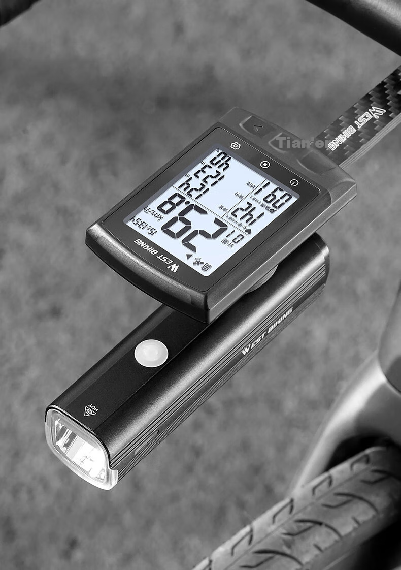 WestBiking Bicycle GPS Speedometer, Wireless Speed Measurement And Positioning, Odometer, Speed Recorder 28