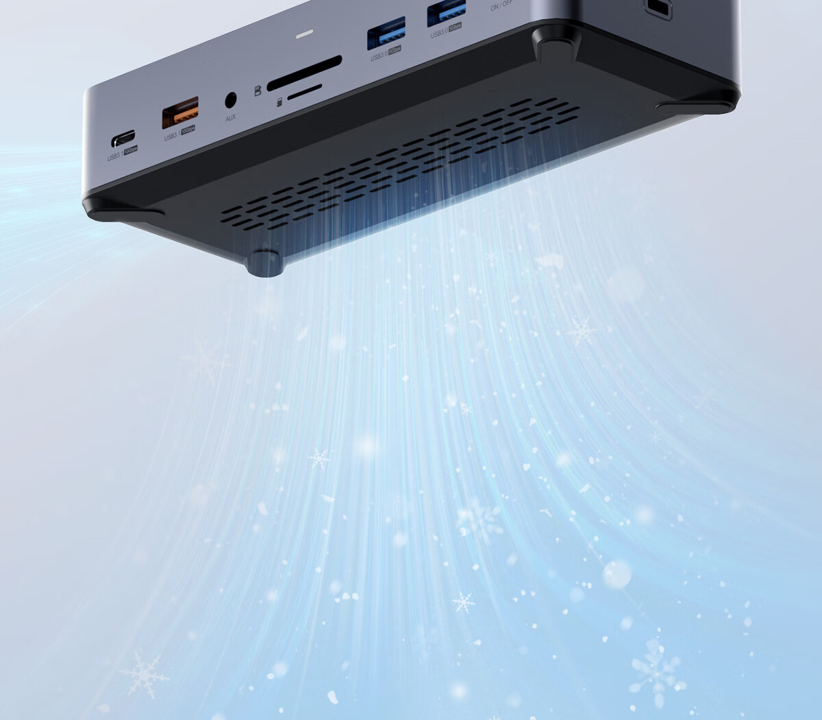 Hagibis Expansion Dock, Desktop Hub, USB Multi-Port Adapter, Type-C Hard Drive Enclosure, M.2 Expansion, Thunderbolt 4 Compatible with Apple Computers, MacBook Laptops, HDMI 25