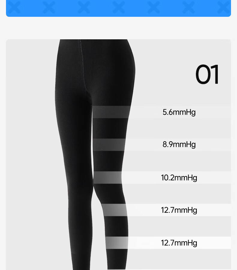 JKN Slimming Pressure Tights for Women Spring Summer [Shaping and Butt Lifting] High Waist Footed Tights Black Leggings 7