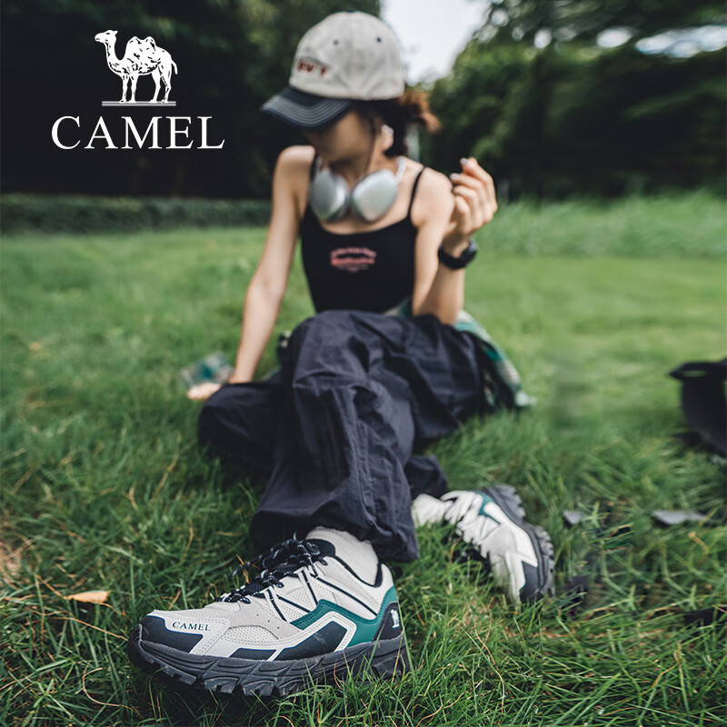 CAMEL Мужские водонепроницаемые походные кроссовки для хайкинга, треккинга и бега, нескользящие, арт. F23A097029