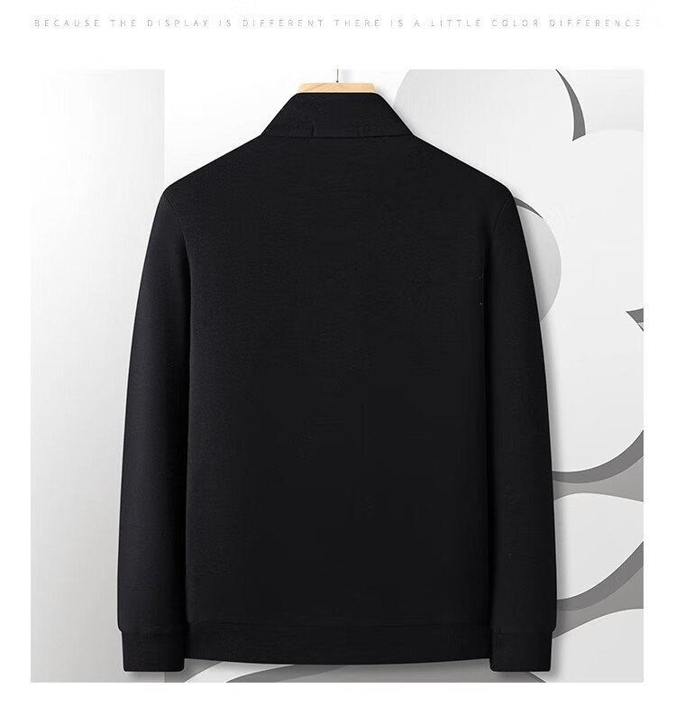 MONTAGUT Air Layer Cardigan Men's Solid Color Sweatshirt Portable Casual Jacket Shadow Blue 3XL 5