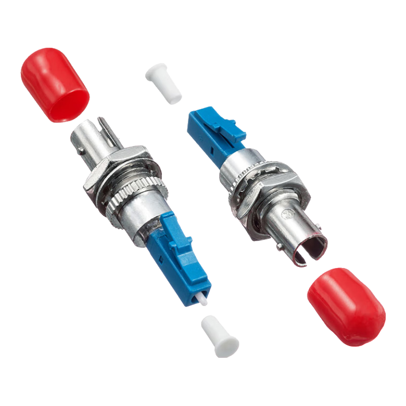 Rongwei Sheng LC Male-Female ST Male-Female Fiber Optic Coupler Fiber Flange Male-Female Adapter Extension Connector Red Light Pen Optical Power Meter Adapter 1 Piece RWS-LT-JK