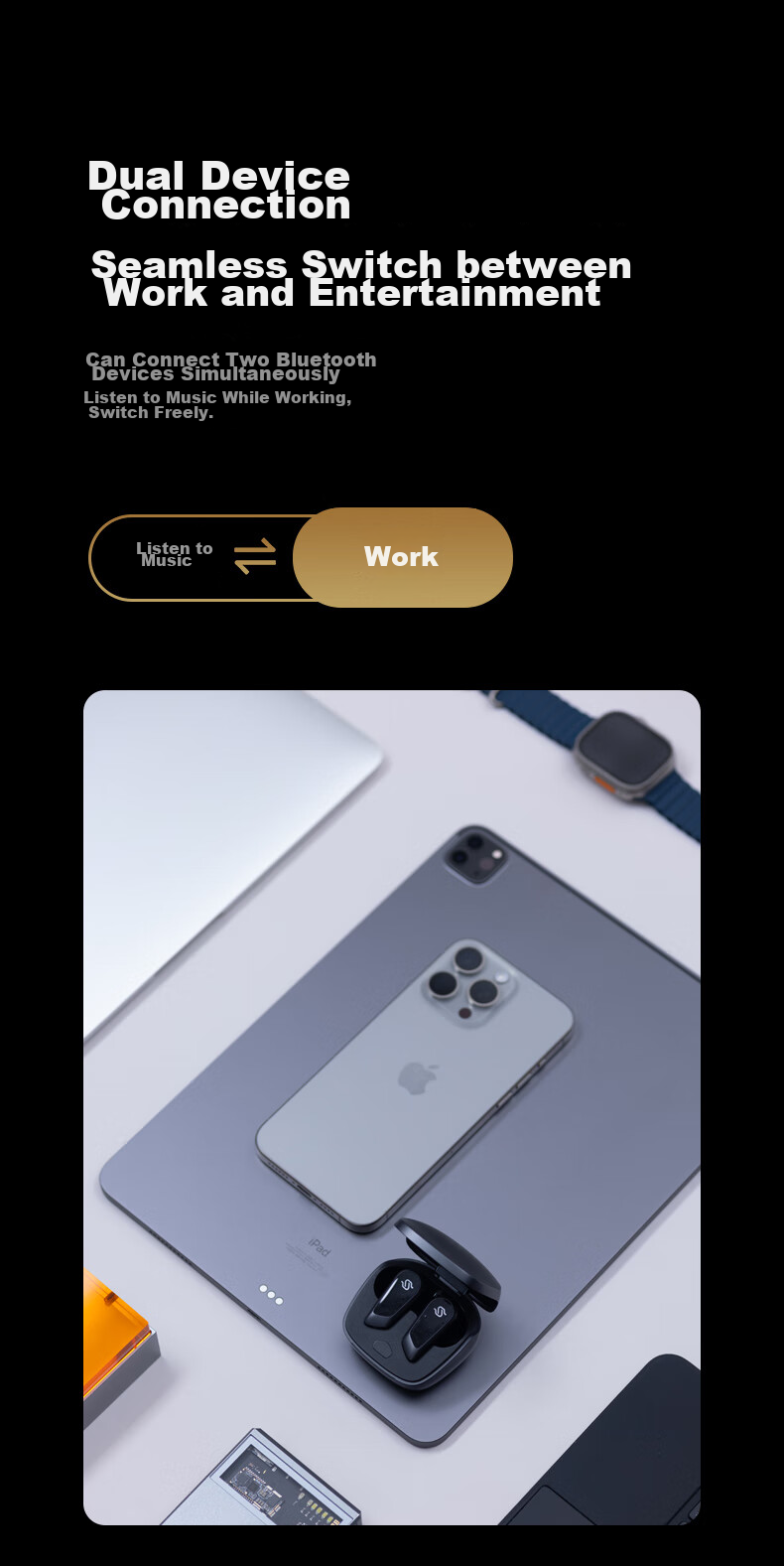 EDIFIER [Digital Multi-Year Recommendation] STAX SPIRIT S10 EDIFIER's First Magnetic And Electric Flat Noise-Cancelling Headphones, Compatible with Apple, Xiaomi, Huawei, Obsidian Black 12