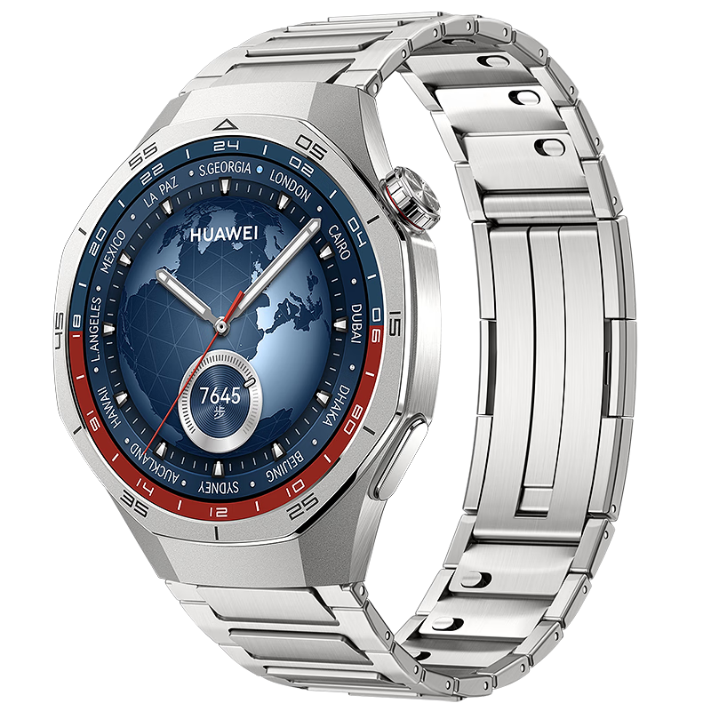 Xiaopijiang Compatible Huawei GT6 Pro Watch Band I-Beam Pattern Stainless Steel Strap for Huawei Watch5/Watch4 Pro/3 GT5 Pro/GT4/3