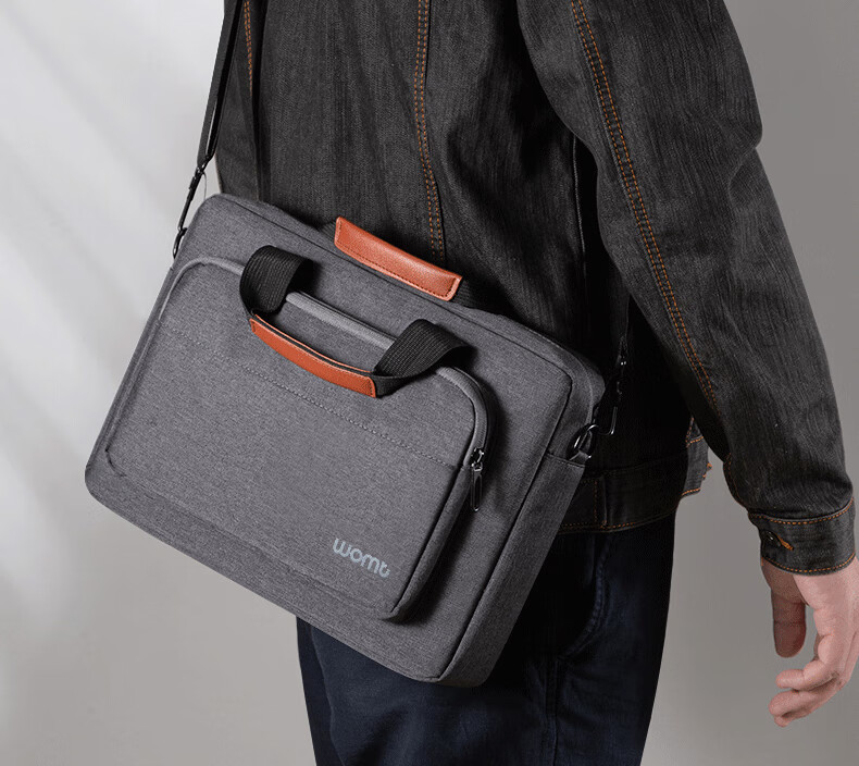 WOMT Laptop Bag, Suitable for 15.6/16-Inch Laptops, Handheld, Compatible with Lenovo Legion, Xiaomi, Apple, Huawei, Shoulder Bag 3